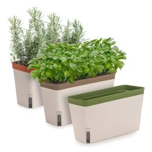 New Amazing Creation Herb Planter Boxes Large Set Of 3